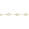 Pulsera Óvalos-Oro bajo-Zirconias-PU8029 conpiedra
