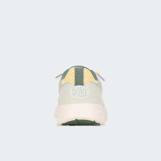 Championes Hey Dude Sirocco Alta Colorblock Verde