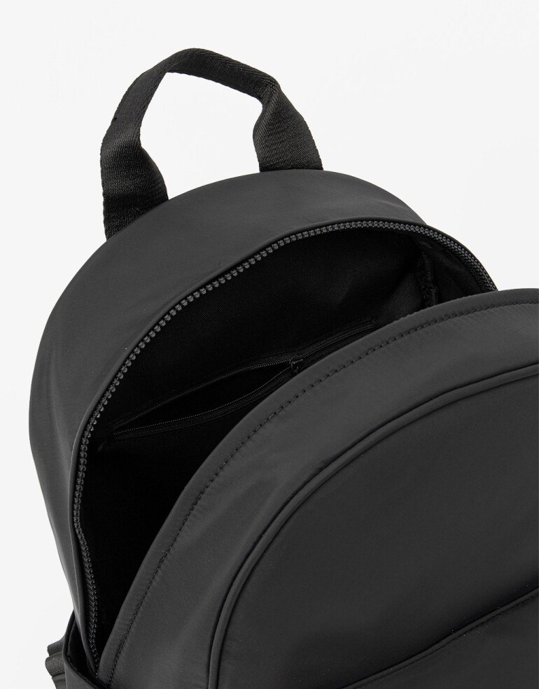 Mochilas Urbanas Nylon Mochila En Material Reciclado - Negro