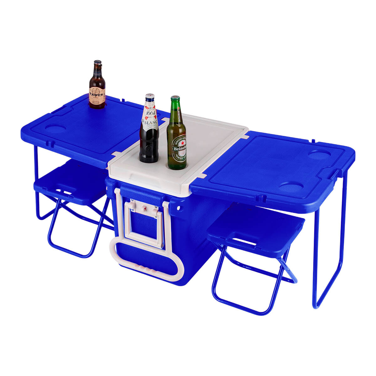 Conservadora 32l Con Mesa Y Silla Plegable C/ruedas 