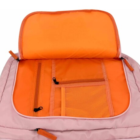 Mochila Trendy de viaje con sujetador de valija Rosa