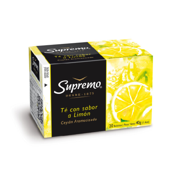 TE SUPREMO LIMON x 20 sob Unica