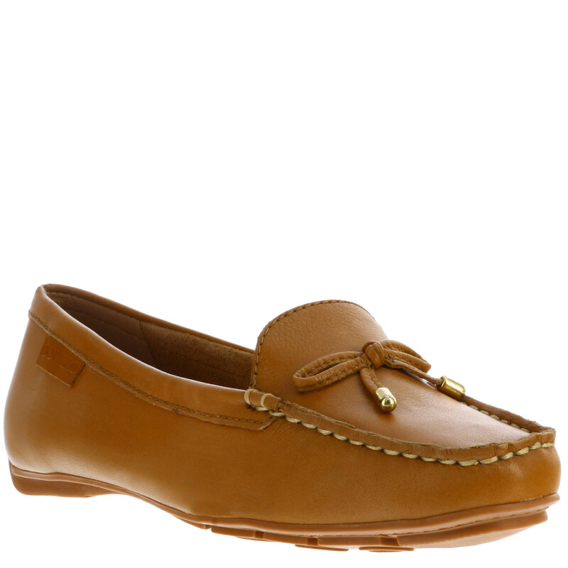 Zapato de Mujer Bottero Mocasin c/moñita Beige Almendra