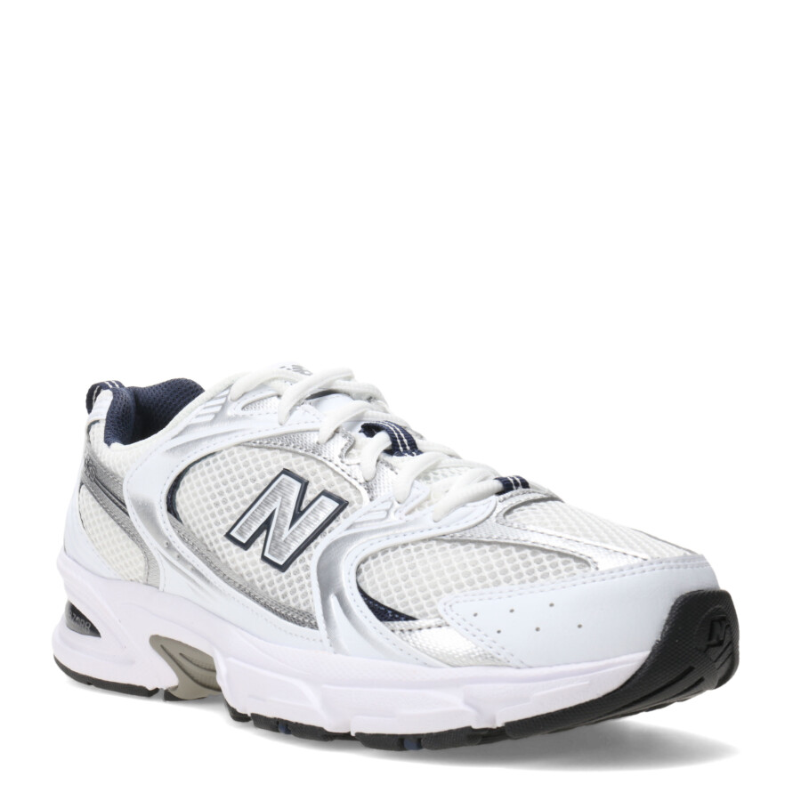 Championes Unisex New Balance 530 Blanco - Plateado - Azul