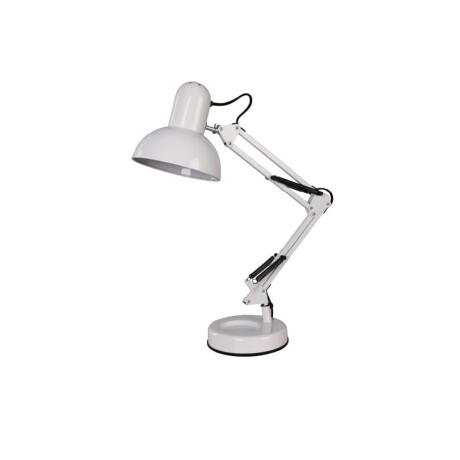 Lámpara de mesa Acero Blanco E27 Lámpara de mesa Acero Blanco E27