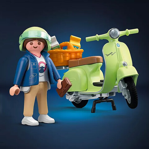 1969 Vespa 150 Sprint Veloce (VLB1T) Verde Playmobil 20 Piezas U