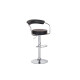Taburete Kai Ideal para Bar C/Respaldo Negro