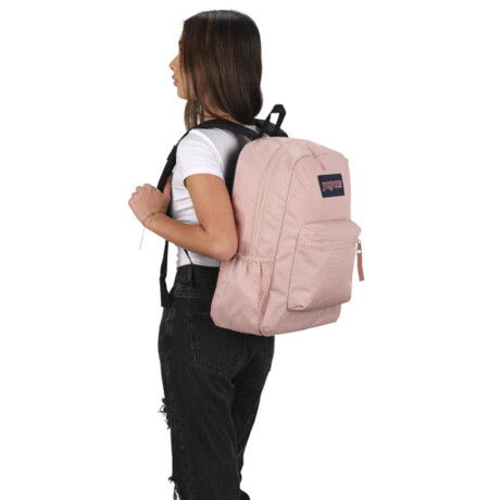MOCHILA JANSPORT CROSS TOWN MISTY ROSE 0