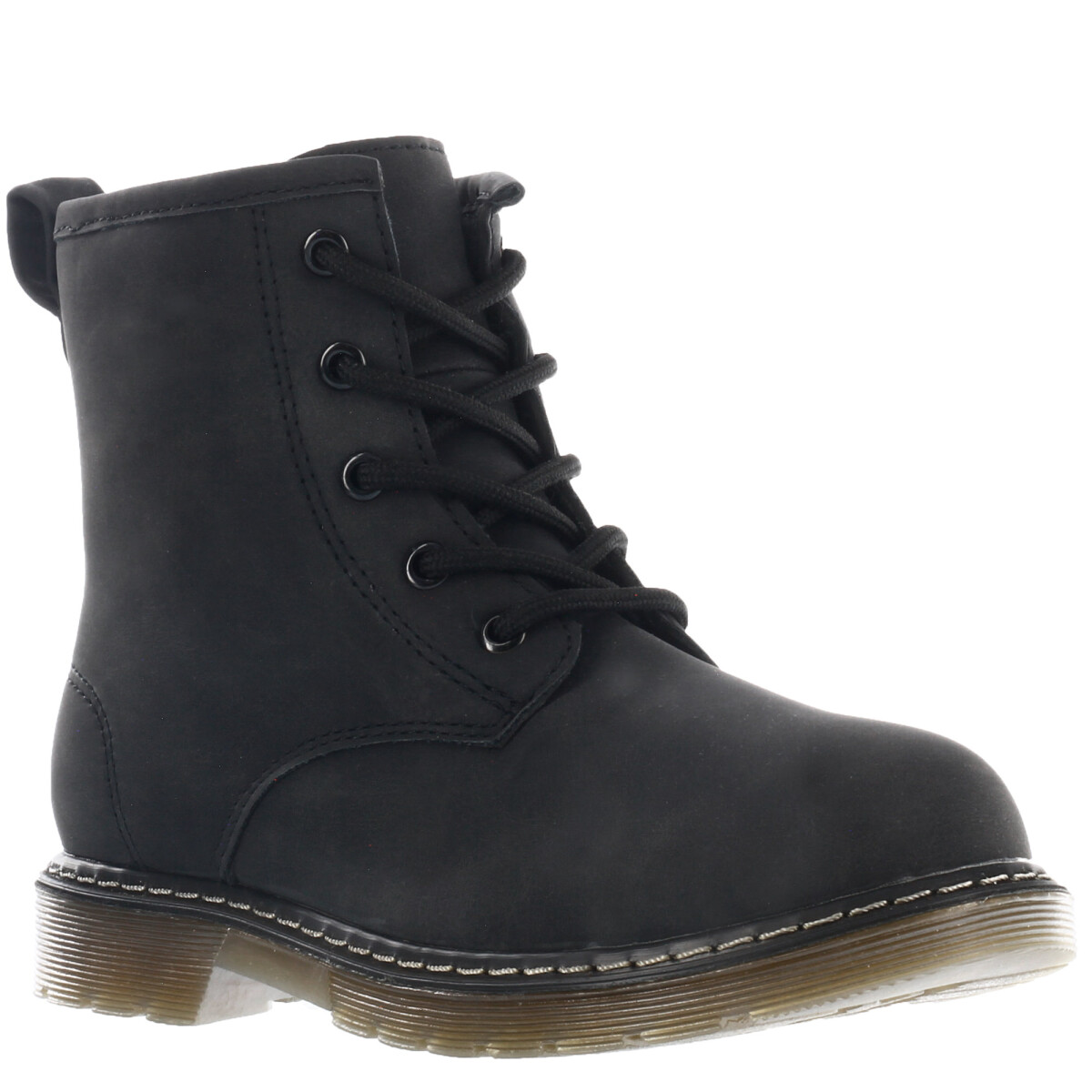 Borcego RASUM bajo punta redonda MINI MissCarol - Black pu 