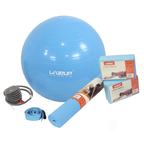 Set Para Yoga Live Up Azul