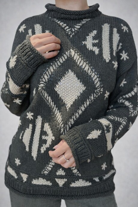 Sweater Gitano Base Verde Seco