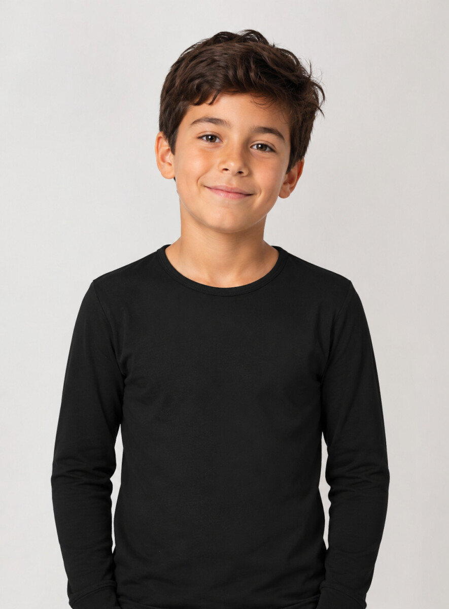 Camiseta ultra abrigo niños nai - Negro 