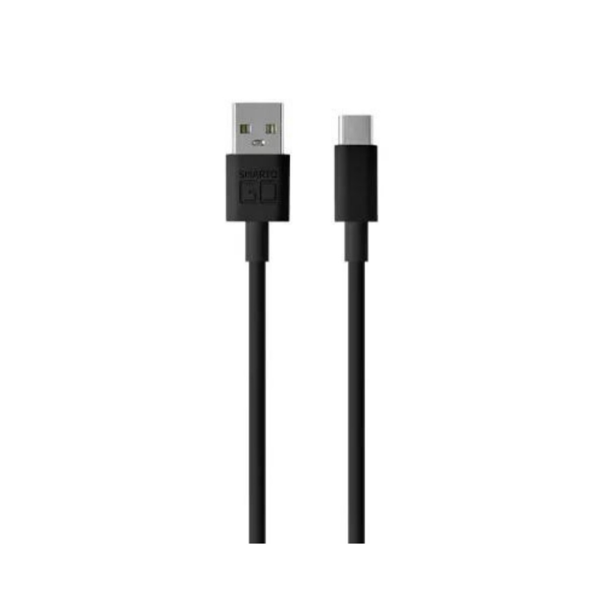 Cable De Datos Smartogo USB a USB-C Blindado 1 Mts Black 