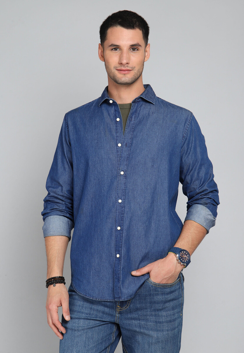 Camisa Arrow Jean - AZUL 