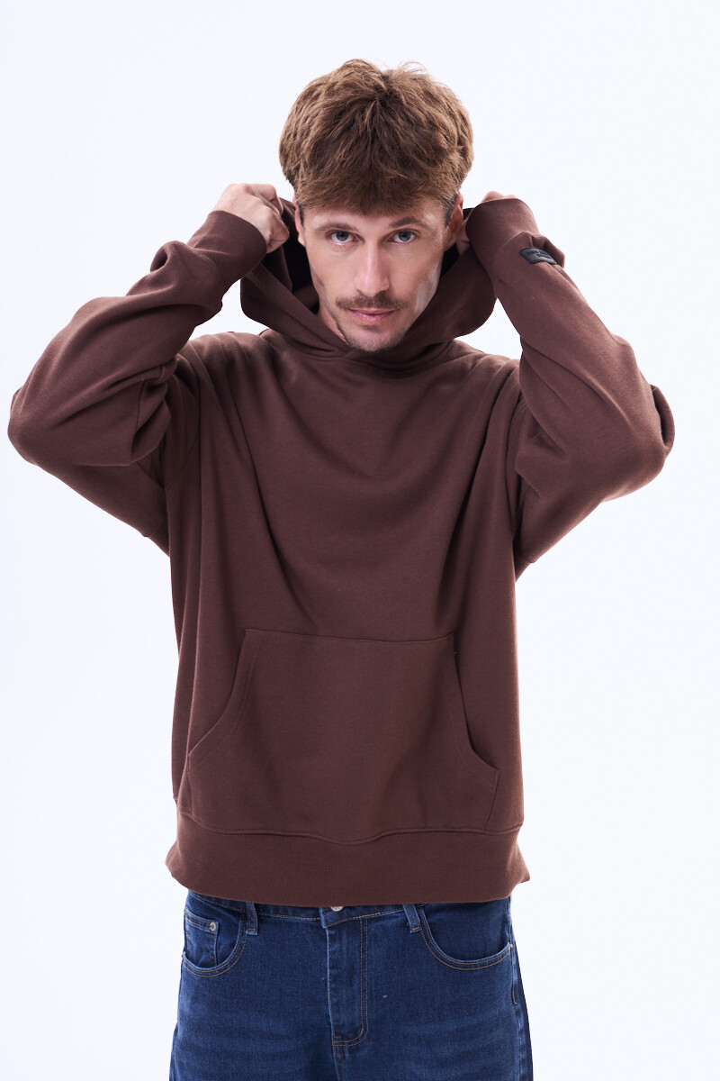 Buzo de felpa Curitiba Marrón