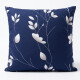 Imagen de Almohadón Decorativo 45x45 cm - Nocturna Flores - Cojín Suave para Cama y Living