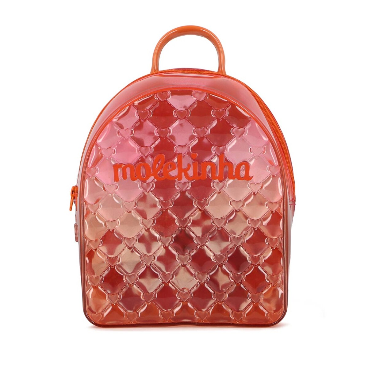 Molekinha Mochila C/degrade - Naranja-rosado 