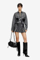 SCRUNCH-D SHOULDER Negro
