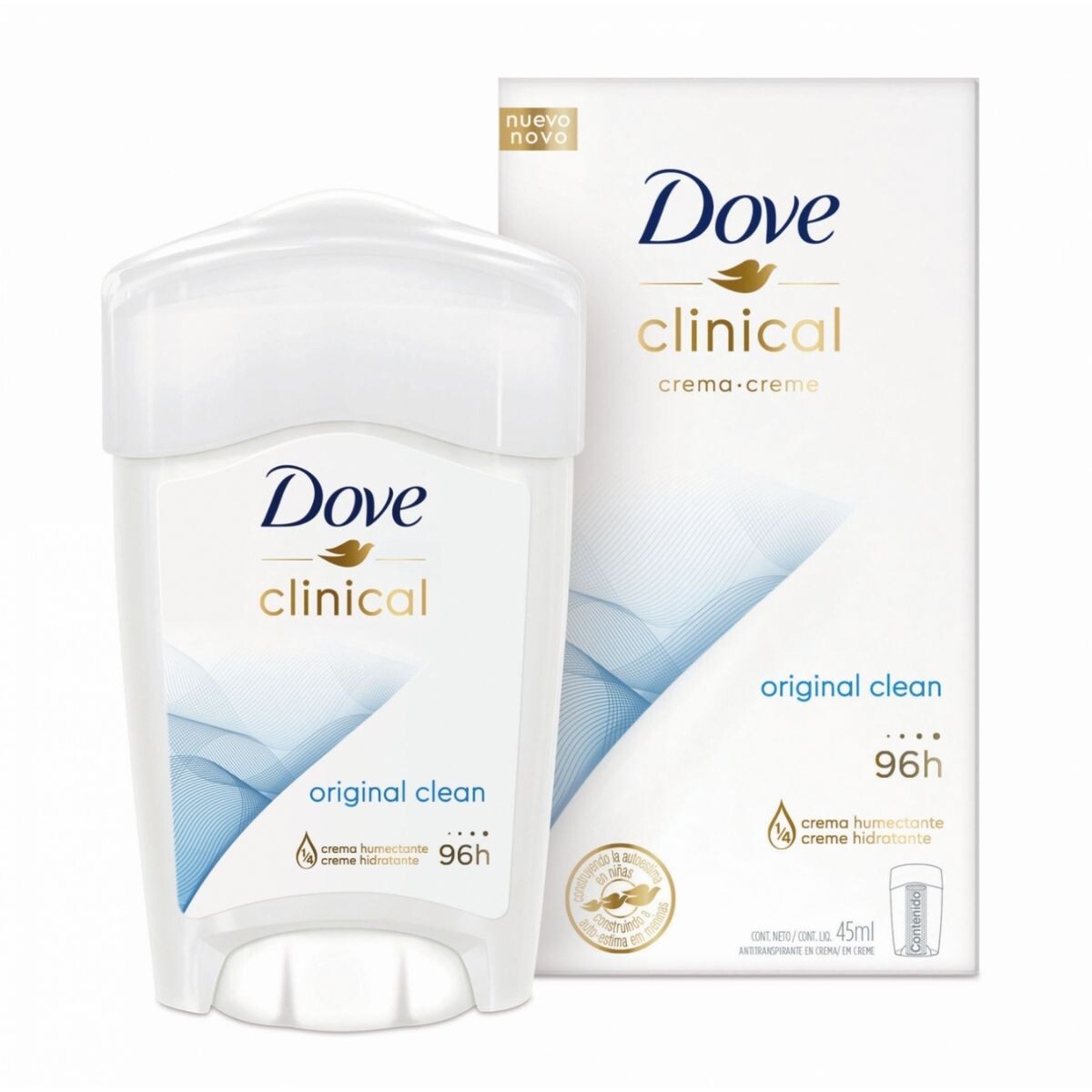 Desodorante en Barra Dove Clinical Original Clean 48 GR 