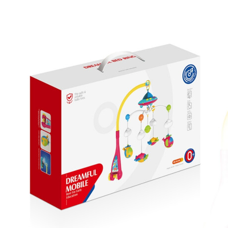 Móvil Musical Para Cuna Huanger He0303 55X52X36Cm Ub MULTICOLOR