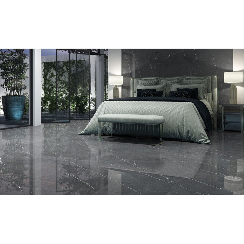 PORCELANATO NOBILE GRIS ESMALTADO POLIDO "A" 60X120 CM Porcelanato Nobile Gris Esmaltado Polido "a" 60x120 Cm