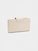Cartera Con Bolsillo Para Móvil beige