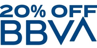 20% OFF BBVA | MITAD EN EL BANCO