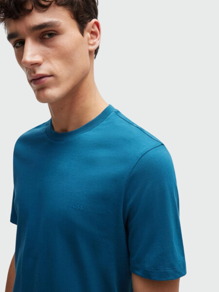Hugo Boss - Remera regular Fit en algodón Azul