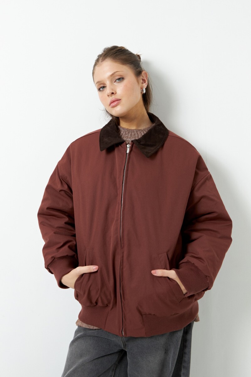 CAMPERA VINNY Bordó Merlot