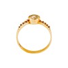 Anillo-Oro bajo-Piedra circonia-AN8030 conpiedra