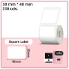 Etiqueta 30mm*40mm blanca impresora M110 230 uds. Etiqueta 30mm*40mm blanca impresora M110 230 uds.
