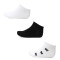 Medias de Mujer Miss Carol trainer pack x3 Blanco - Negro