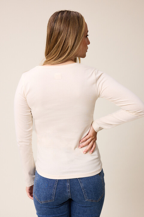 T-SHIRT M/L NOAN POLANCO Natural