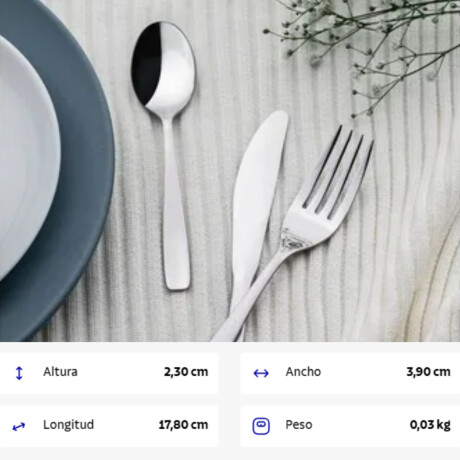 Cuchara Postre Cosmos Acero Inoxidable Tramontina Cuchara Postre Cosmos Acero Inoxidable Tramontina