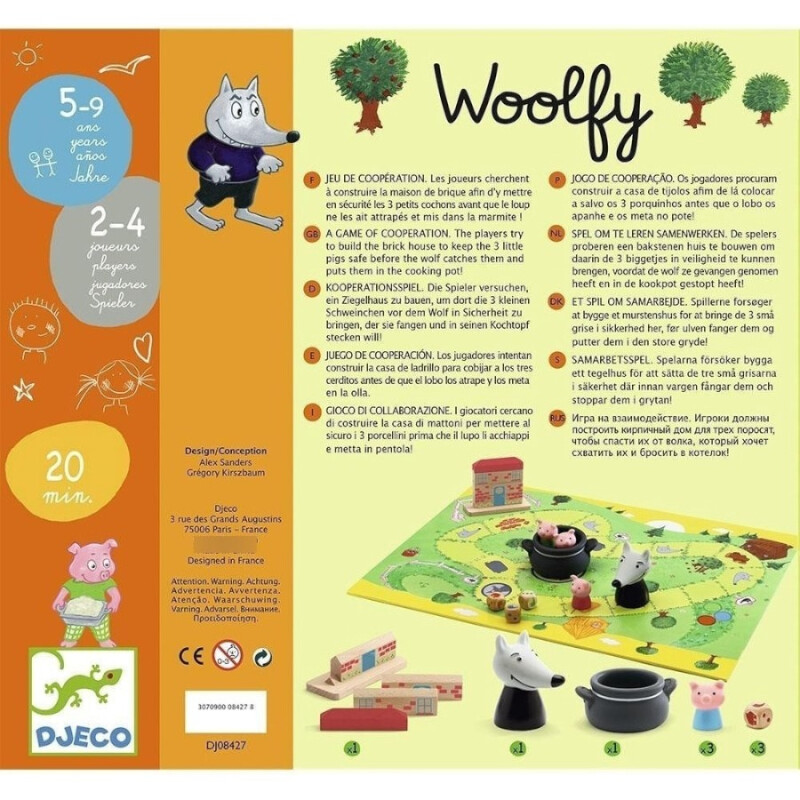 Woolfy Juego Educativo Djeco Woolfy Juego Educativo Djeco