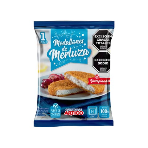 MEDALLON DE MERLUZA ARTICO - 100 grs Medallon De Merluza Artico - 100 Grs