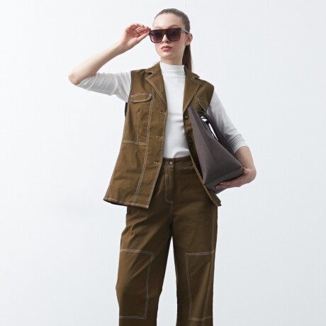 PANTALÓN CEYLAN Verde Musgo