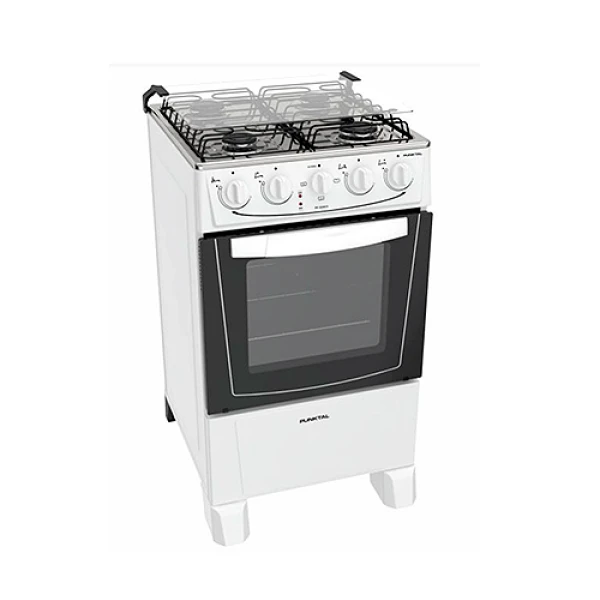 COCINA PUNKTAL PK-509CO 4H + HE Combinada Blanca Sin color