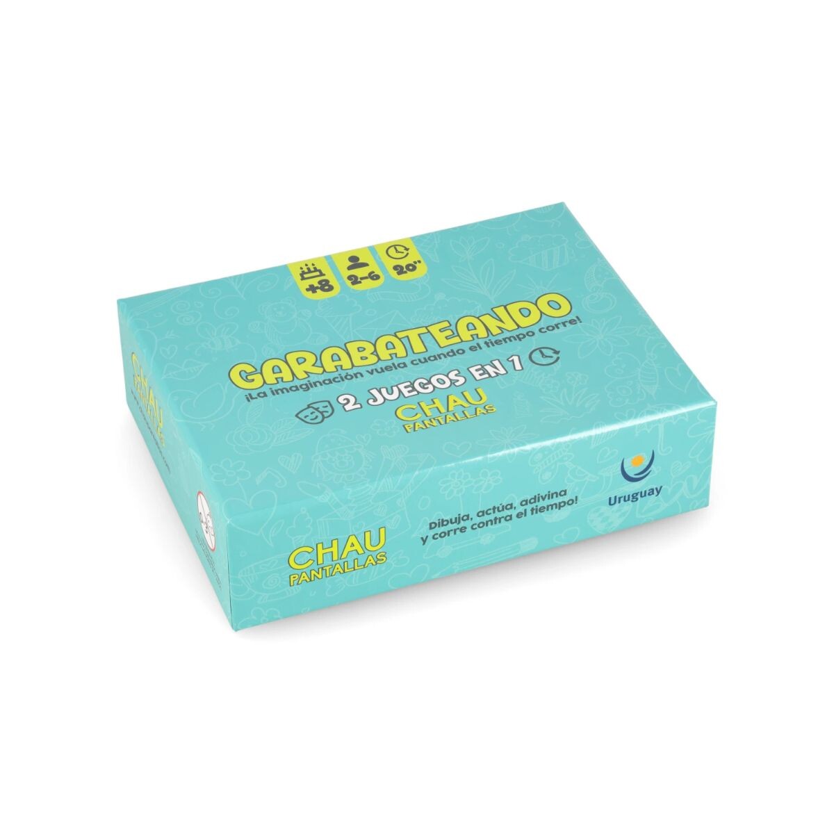 Juego De Caja Para Dibujar Y Actuar Garabateando Chau Pantallas 8+ 