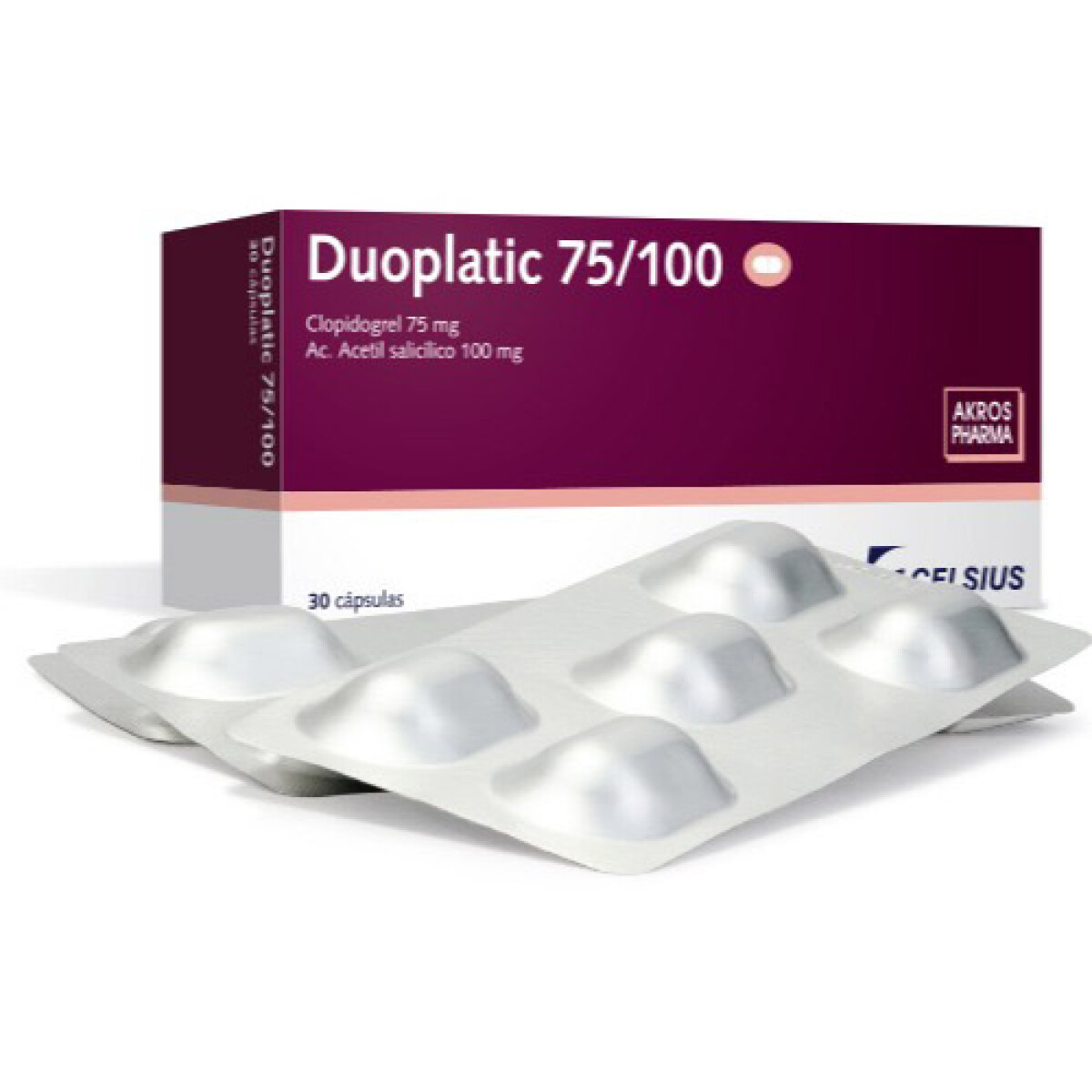 Duoplatic 75/100mg x 30 CAP 