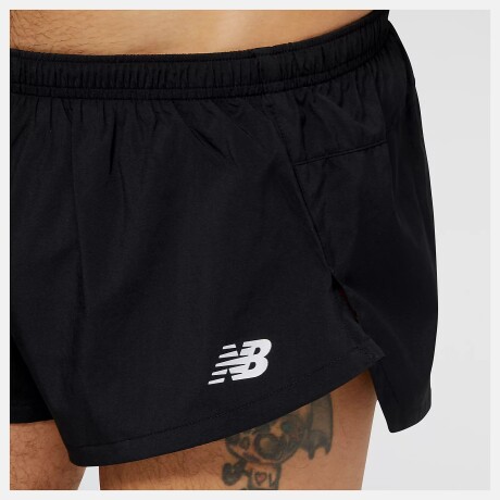 Short New Balance Running Hombre Acceñerate 3 Inch Split Black S/C