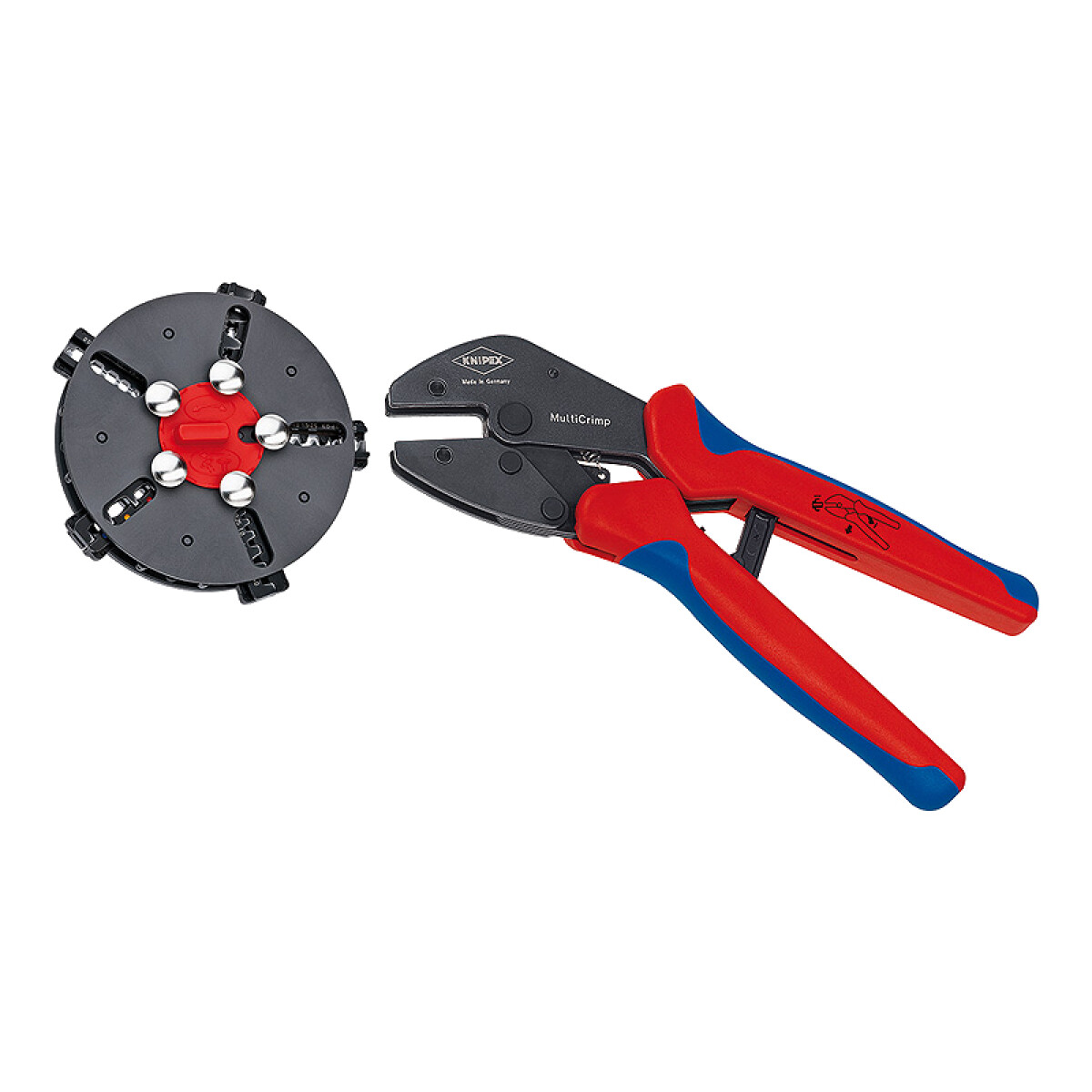 Pinza crimpadora con 5 mordazas "MULTICRIMP" - KN2830 