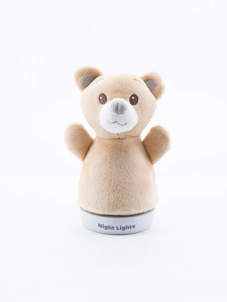 OSITO DORMILON CON LUZ BEIGE