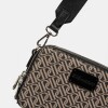 Bandolera New Penny en efecto monogram Negro