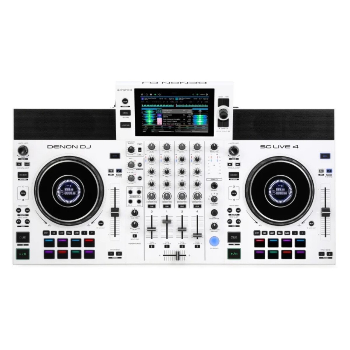 Sistema All In One Denon Dj Sc Live 4 White 
