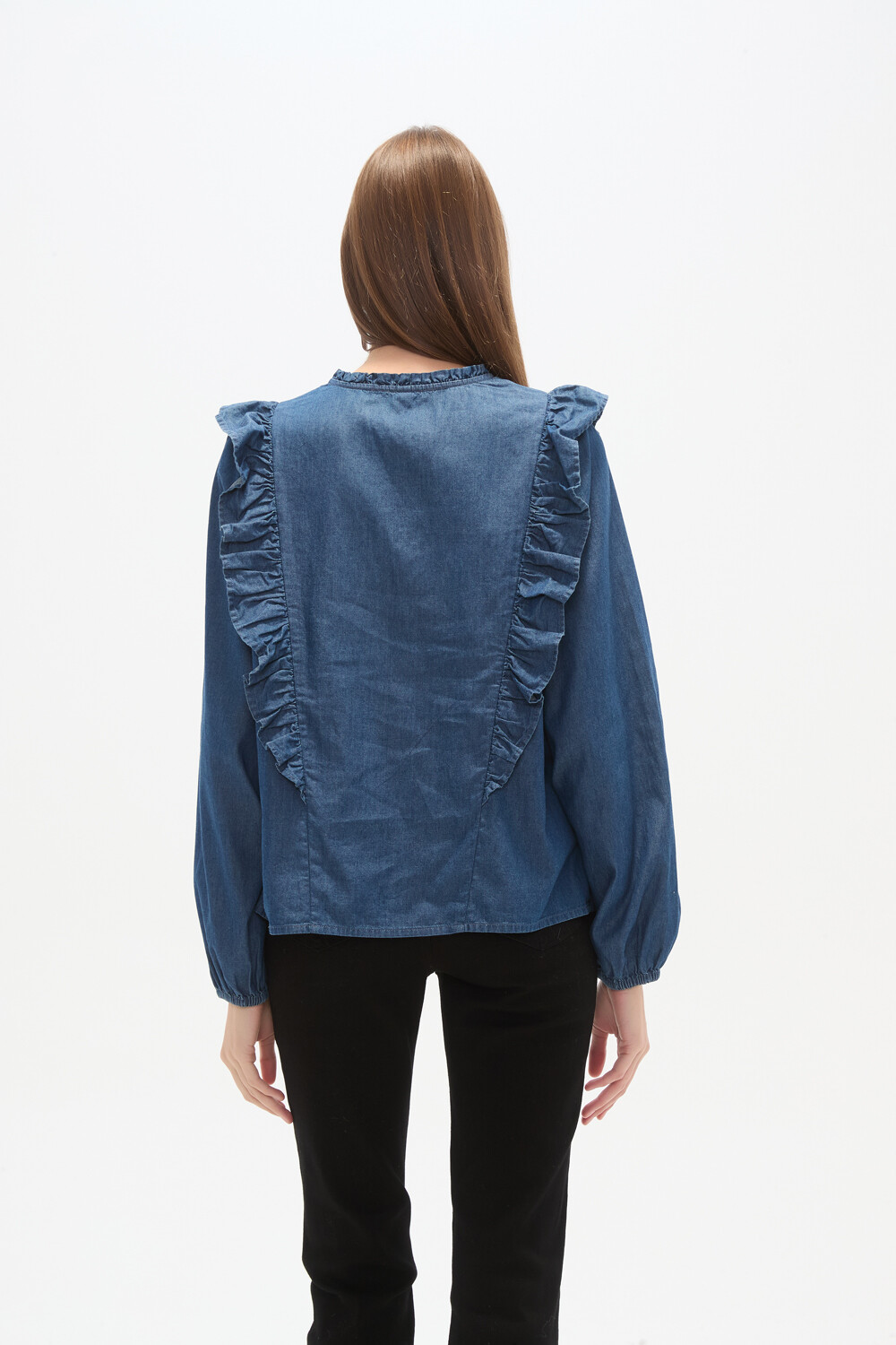 Blusa Rimbal Azul Medio