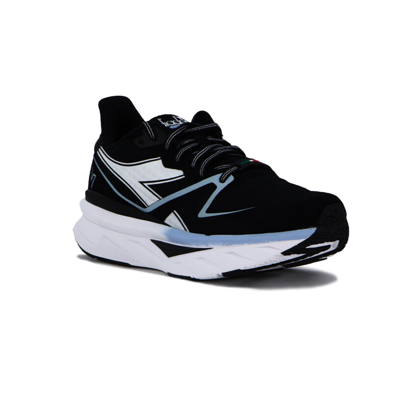 Championes Diadora Atomo V7000 Mujer Negro-blanco