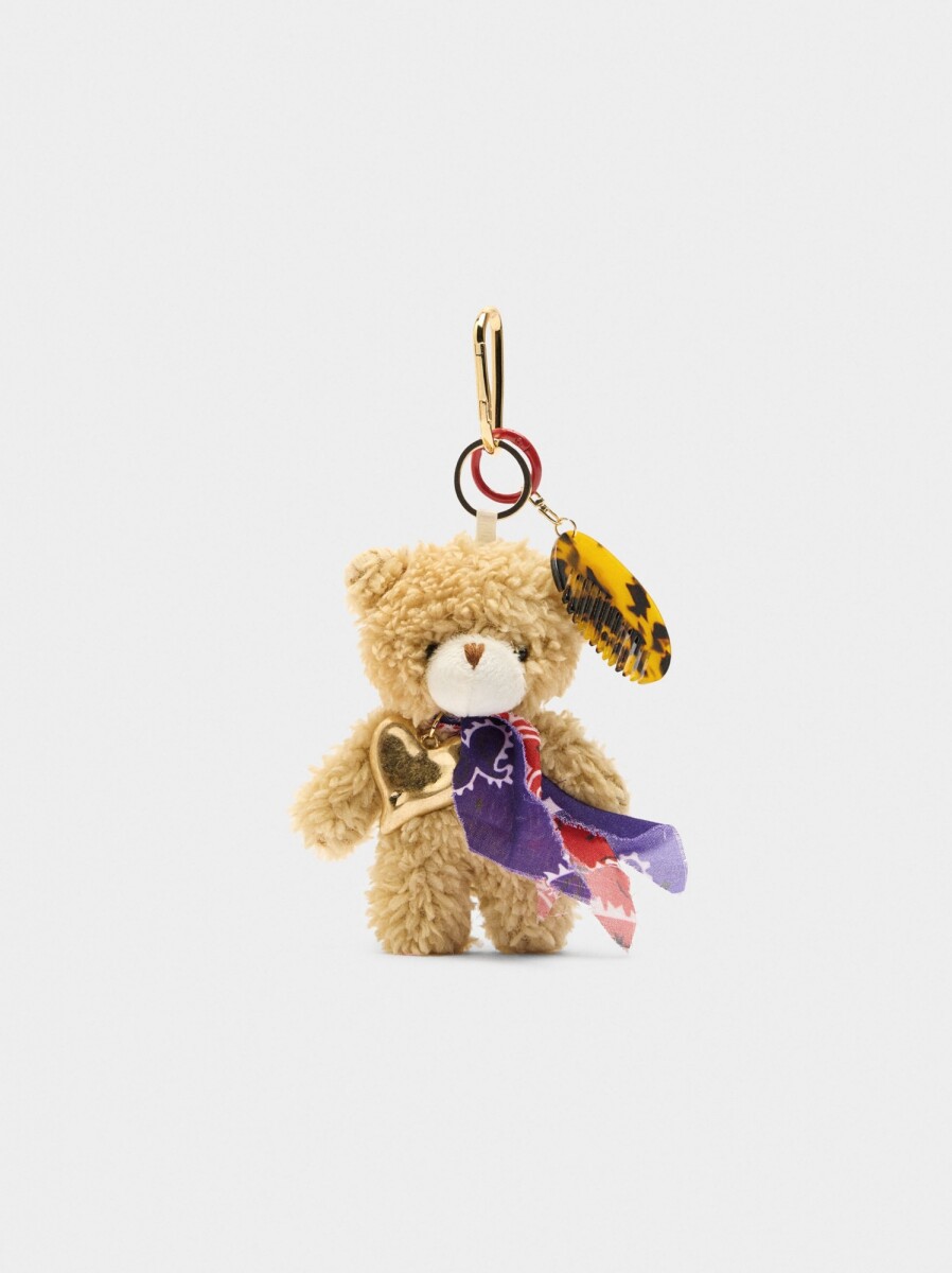 Llavero Charm Oso - multicolor 