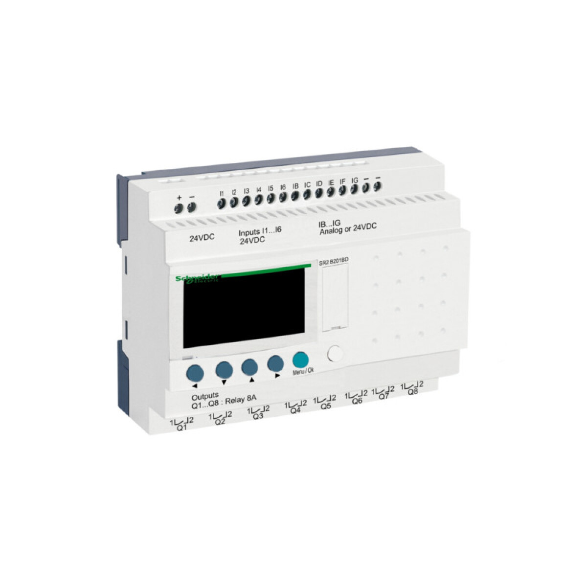 PLC Zelio 12 entradas 8 salidas dig. c/reloj 24Vdc - TL9490 