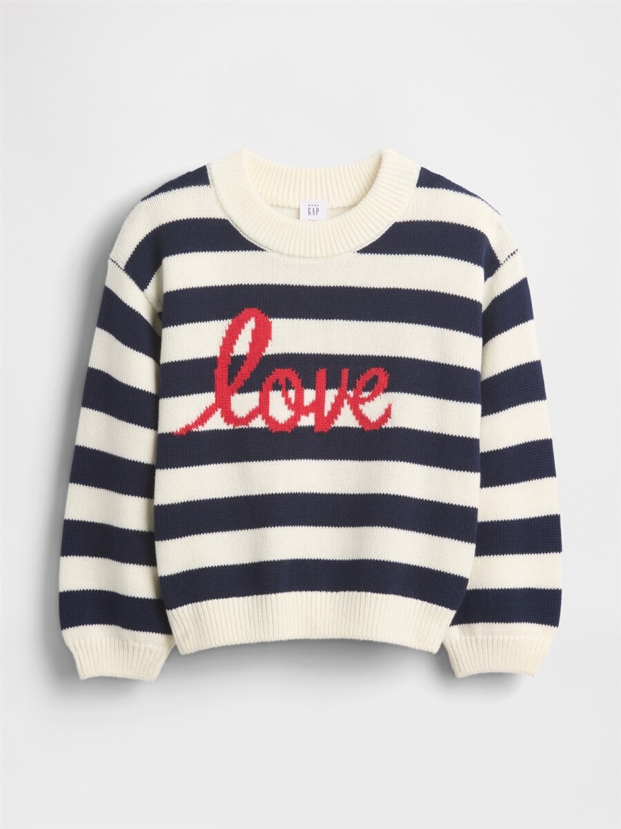 Buzo Bubble Toddler Niña - Navy Uniform Stripe 